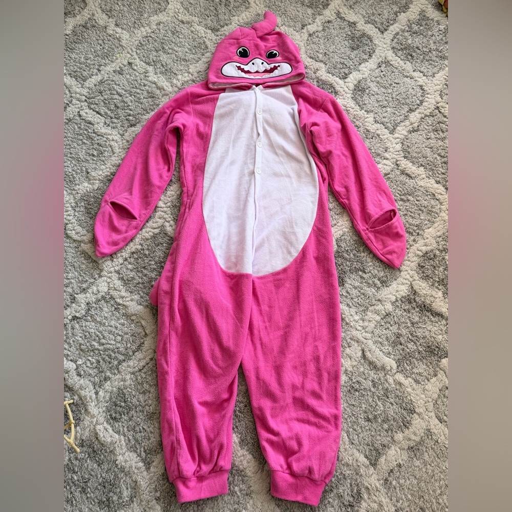 Mommy Shark Adult Costume Hooded Onesie size Medium